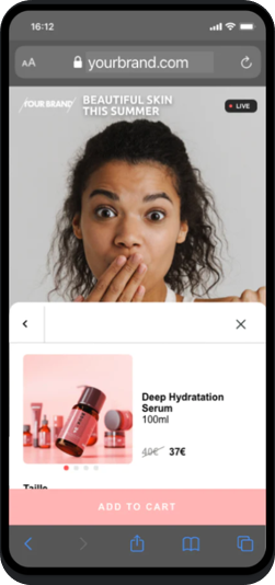 screenshot of Live Me Up